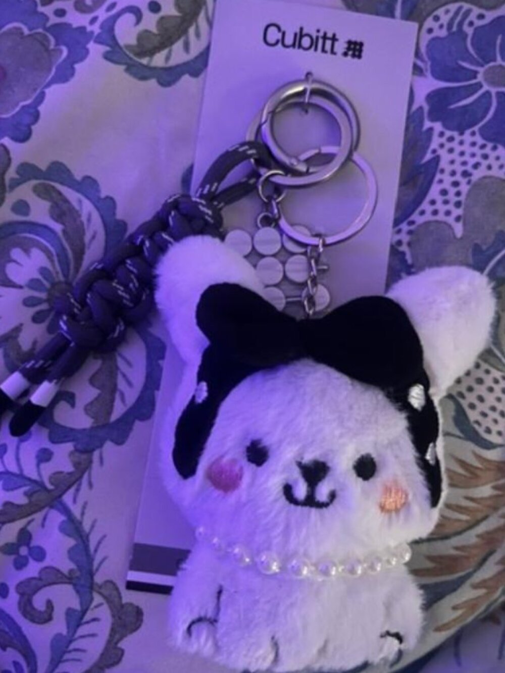 Bunny Rabbit Bag Charm/Key Ring NWT